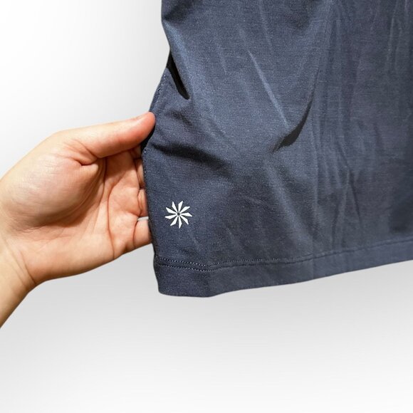 Athleta With Ease Tee Blue T-Shirt Blouse Women - Picture 5 of 7